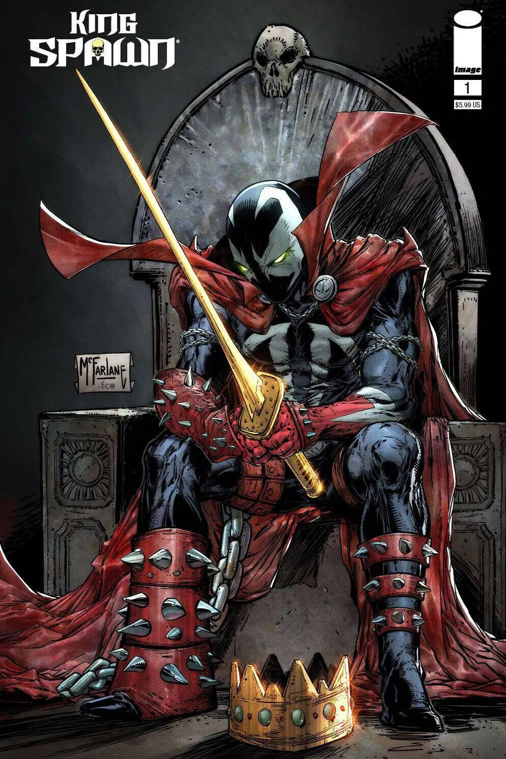 Spawn Comic Book Poster Iconic Antihero Print - xonomax