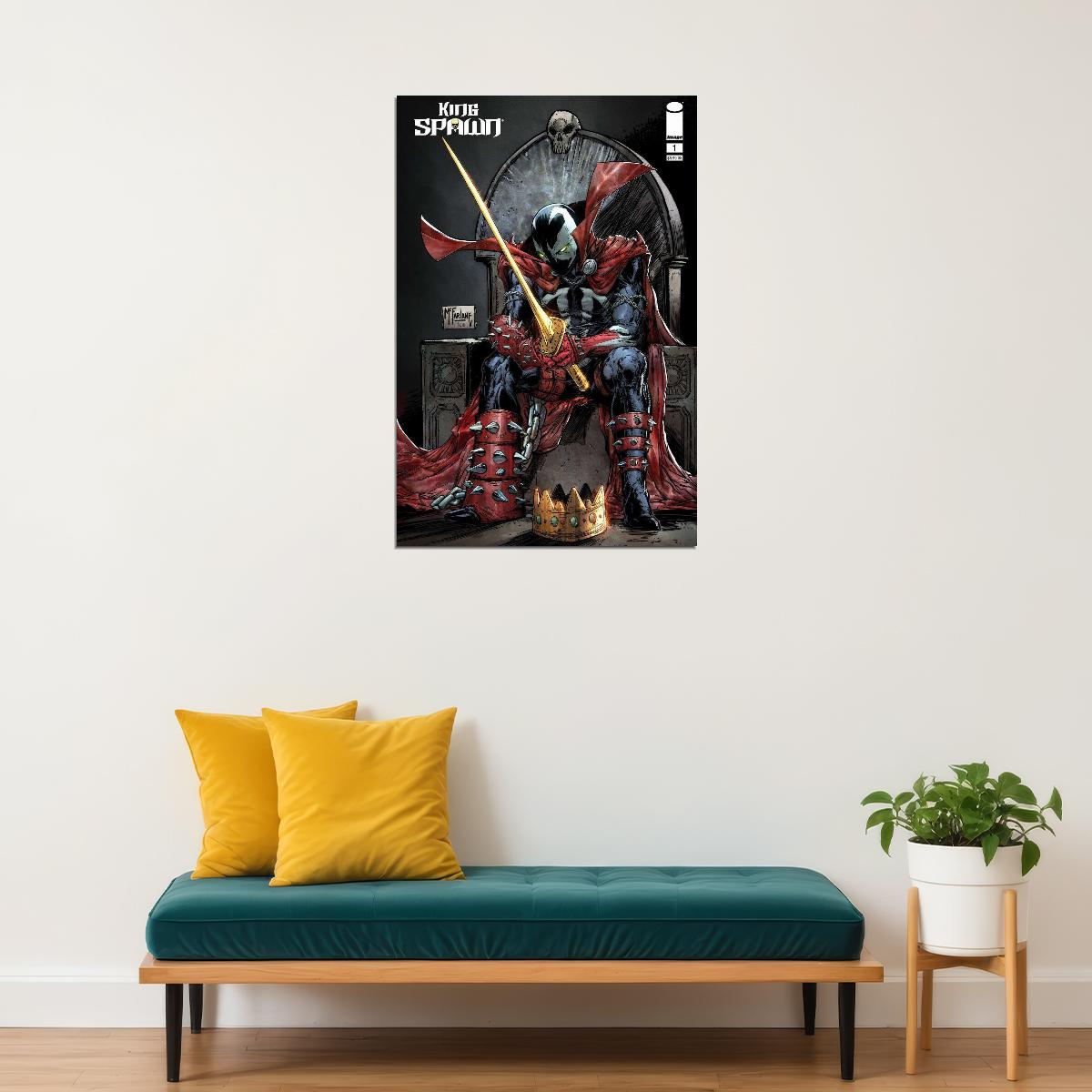 Spawn Comic Book Poster Iconic Antihero Print - xonomax