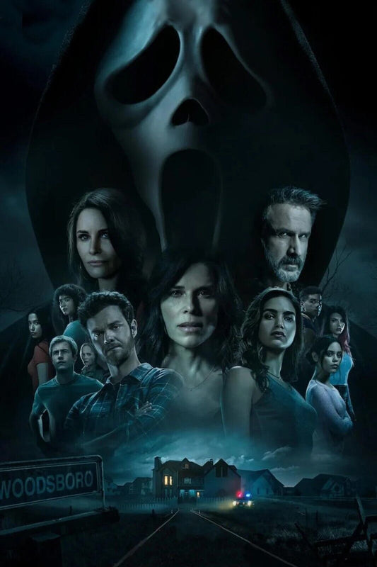 Scream Movie Poster Classic Horror Film Iconic Slasher Wall Print