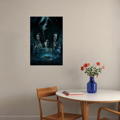 Scream Movie Poster Classic Horror Film Iconic Slasher Wall Print