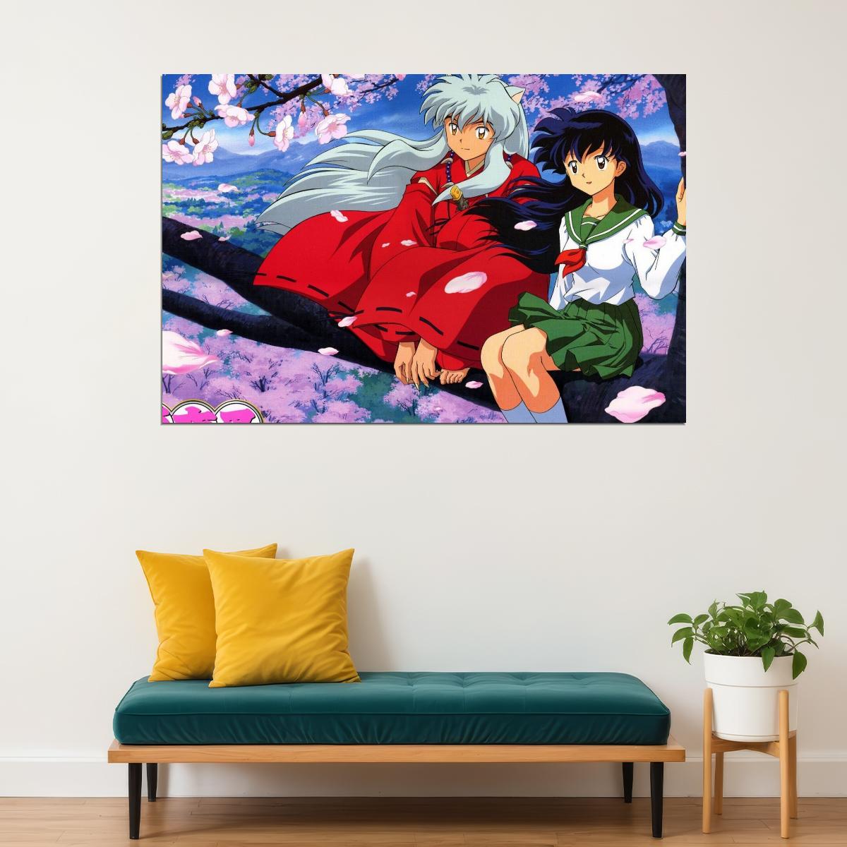 Inuyasha Anime Poster Japanese Animation Wall Art Manga Series Print