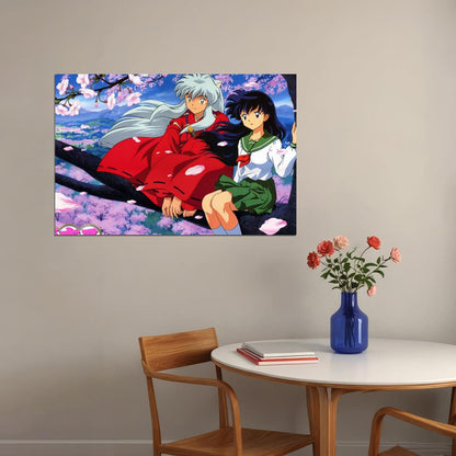 Inuyasha Anime Poster Japanese Animation Wall Art Manga Series Print