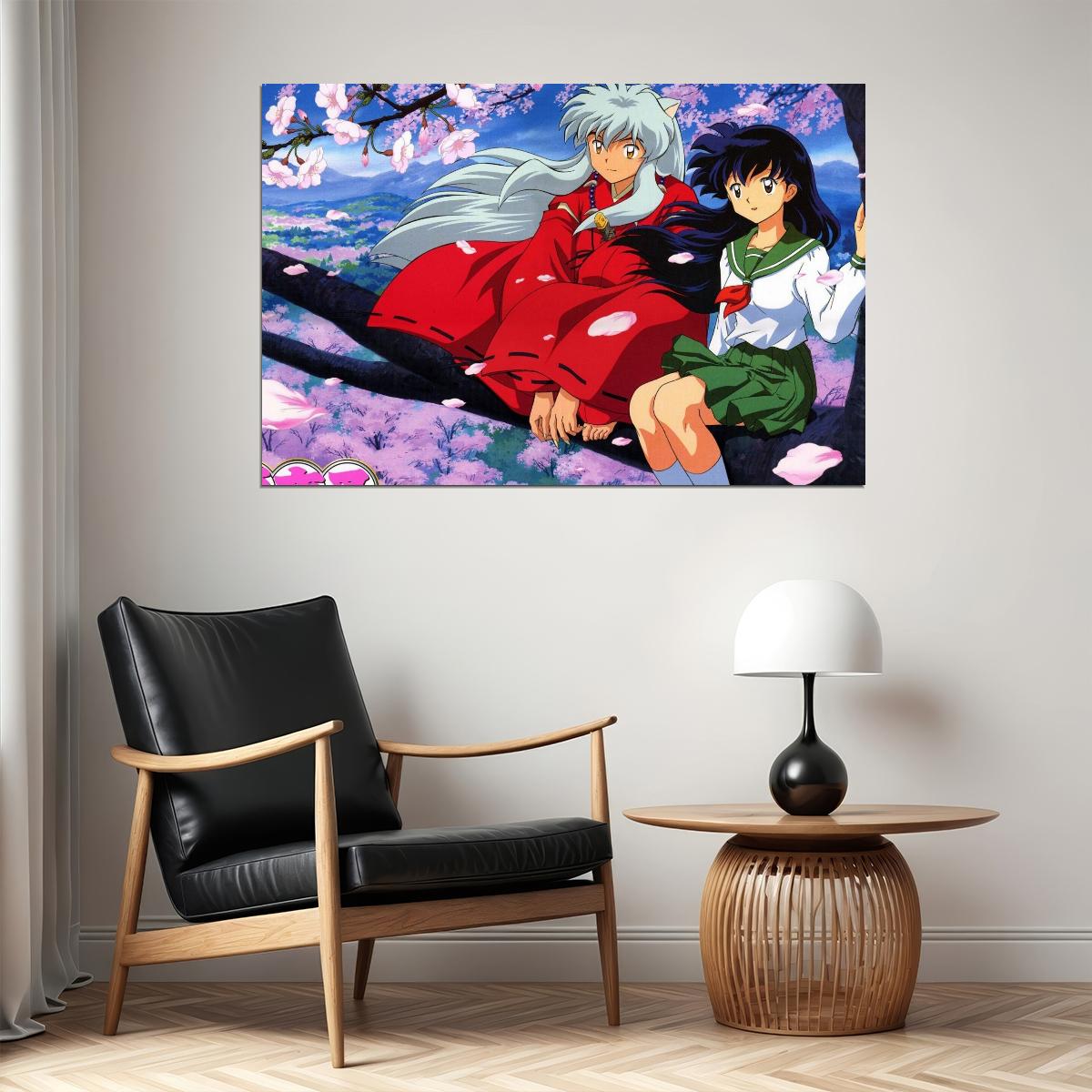 Inuyasha Anime Poster Japanese Animation Wall Art Manga Series Print