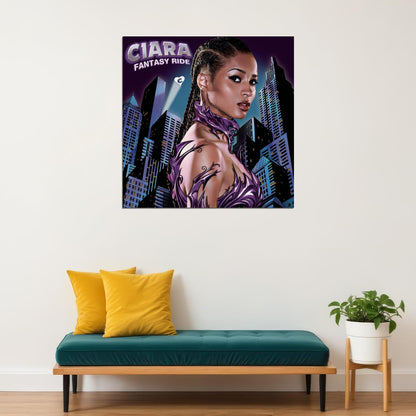 Ciara Fantasy Ride Album Cover Art R&b Music Poster Singer Music Print