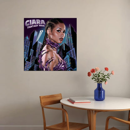 Ciara Fantasy Ride Album Cover Art R&b Music Poster Singer Music Print