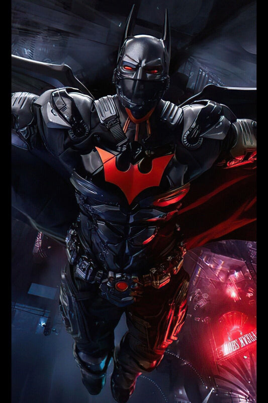 Batman Beyond Poster Dc Comics Superhero Wall Art Comic Book Animated Series Print - xonomax