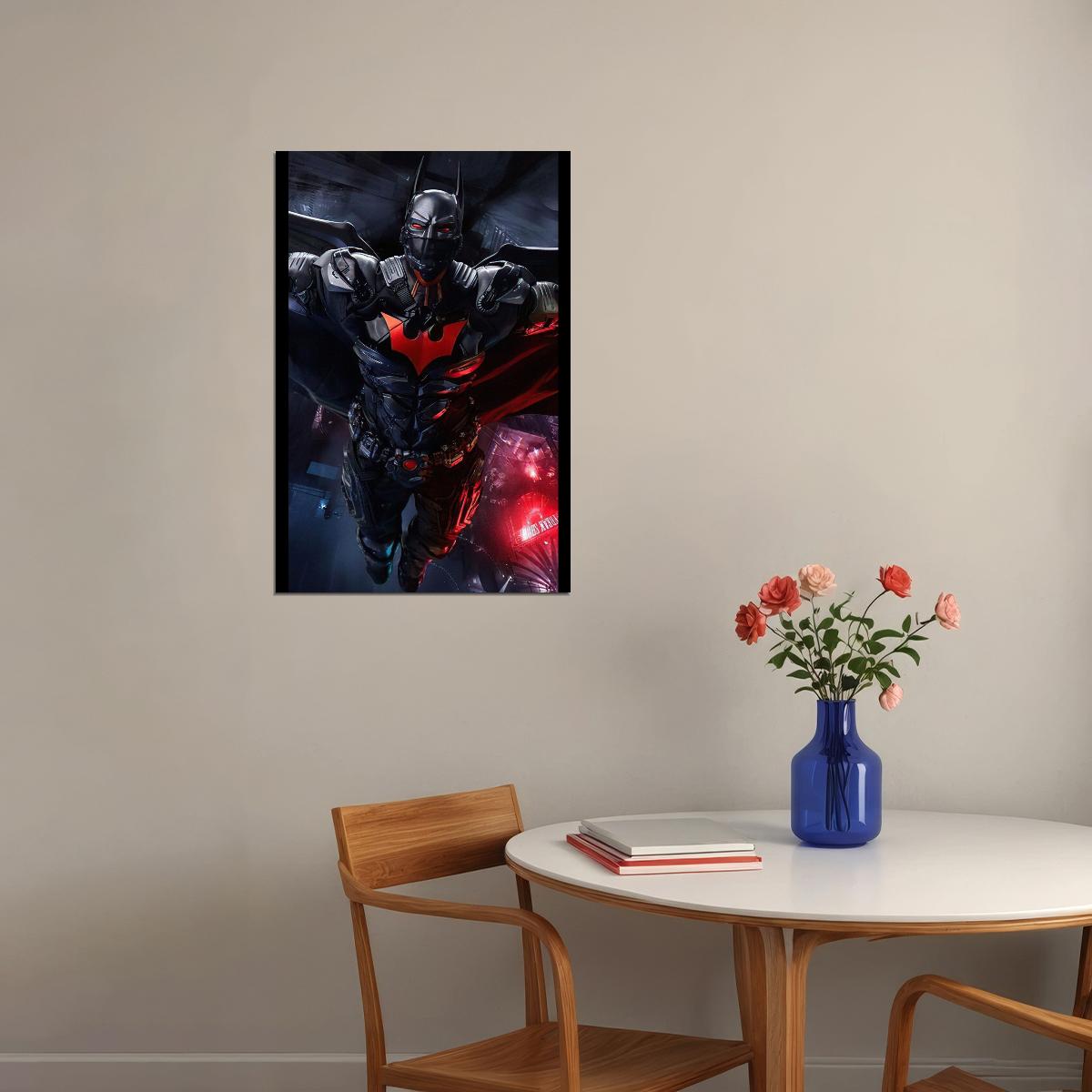 Batman Beyond Poster Dc Comics Superhero Wall Art Comic Book Animated Series Print - xonomax
