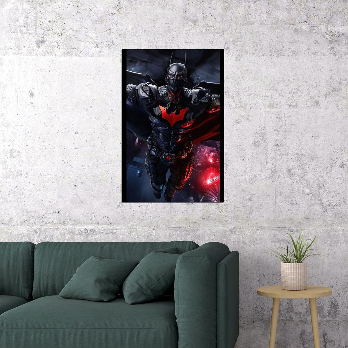 Batman Beyond Poster Dc Comics Superhero Wall Art Comic Book Animated Series Print - xonomax