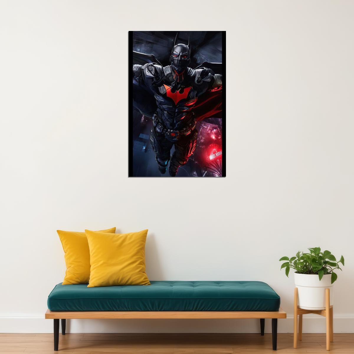 Batman Beyond Poster Dc Comics Superhero Wall Art Comic Book Animated Series Print - xonomax