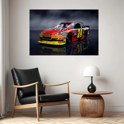 Jeff Gordon Impala Nascar Racing Poster Motorsports Vehicle Wall Art