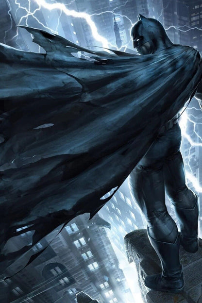 Batman Movie Poster Dc Comics Superhero Wall Art Comic Book Film Print - xonomax