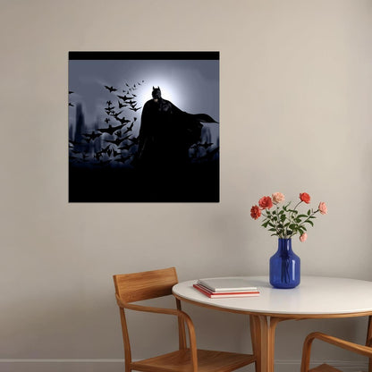 Batman Movie Poster Dc Comics Superhero Wall Art Comic Book Film Print - xonomax
