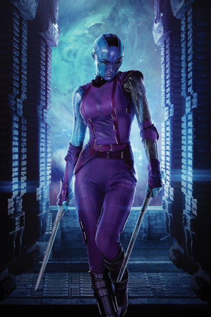 Guardians Of The Galaxy Nebula Movie Poster Marvel Wall Art Sci-fi Film Print - xonomax