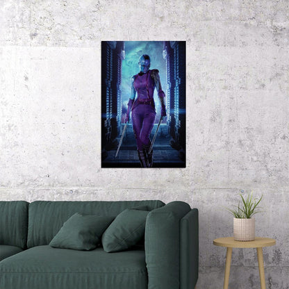 Guardians Of The Galaxy Nebula Movie Poster Marvel Wall Art Sci-fi Film Print - xonomax