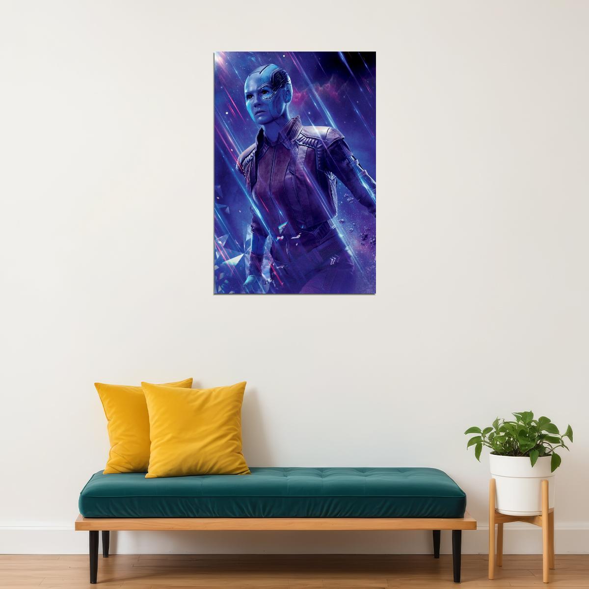 Guardians Of The Galaxy Nebula Movie Poster Marvel Wall Art Sci-fi Film Print - xonomax