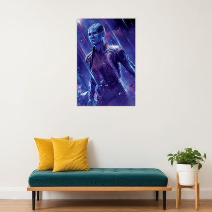 Guardians Of The Galaxy Nebula Movie Poster Marvel Wall Art Sci-fi Film Print - xonomax