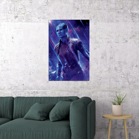 Guardians Of The Galaxy Nebula Movie Poster Marvel Wall Art Sci-fi Film Print - xonomax