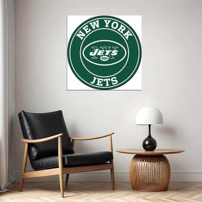 New York Jets Logo Poster Nfl Team Wall Art