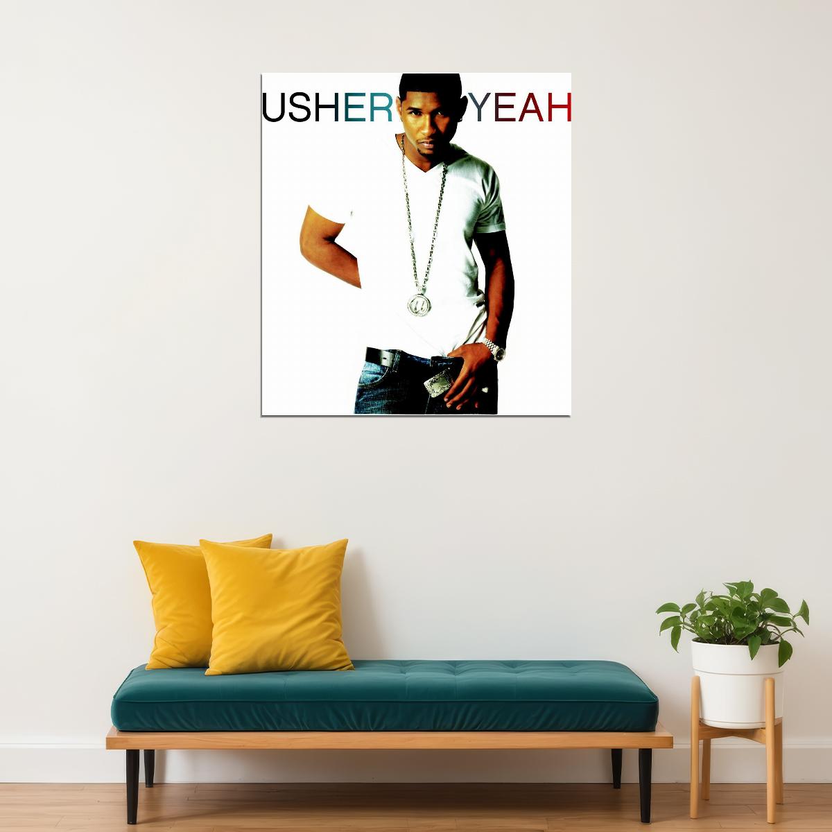 Usher Yeah Album Cover Art Music Poster