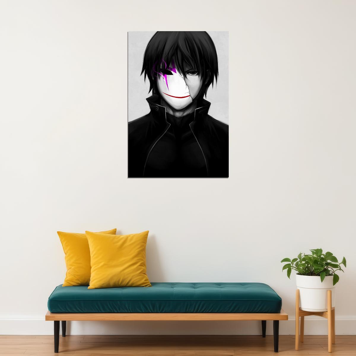 Darker Than Black Anime Poster Japanese Animation Wall Art Sci-fi Series Print