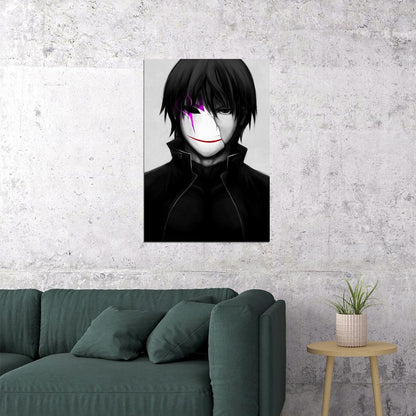 Darker Than Black Anime Poster Japanese Animation Wall Art Sci-fi Series Print