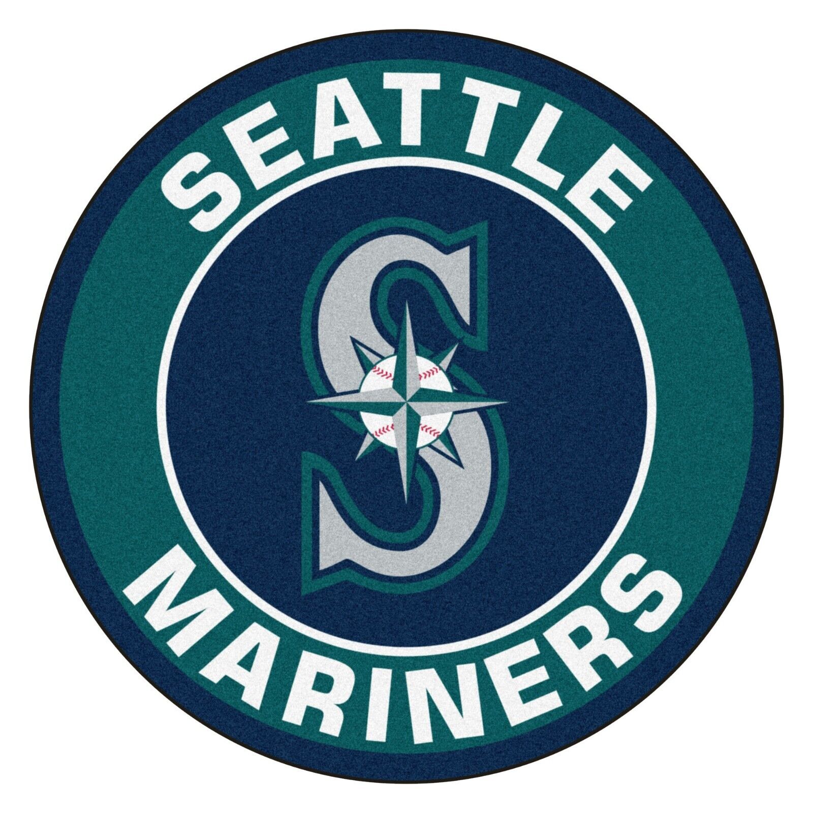 Poster - Seattle Mariners Logo Poster Iconic Mlb Team Emblem Wall Art ...