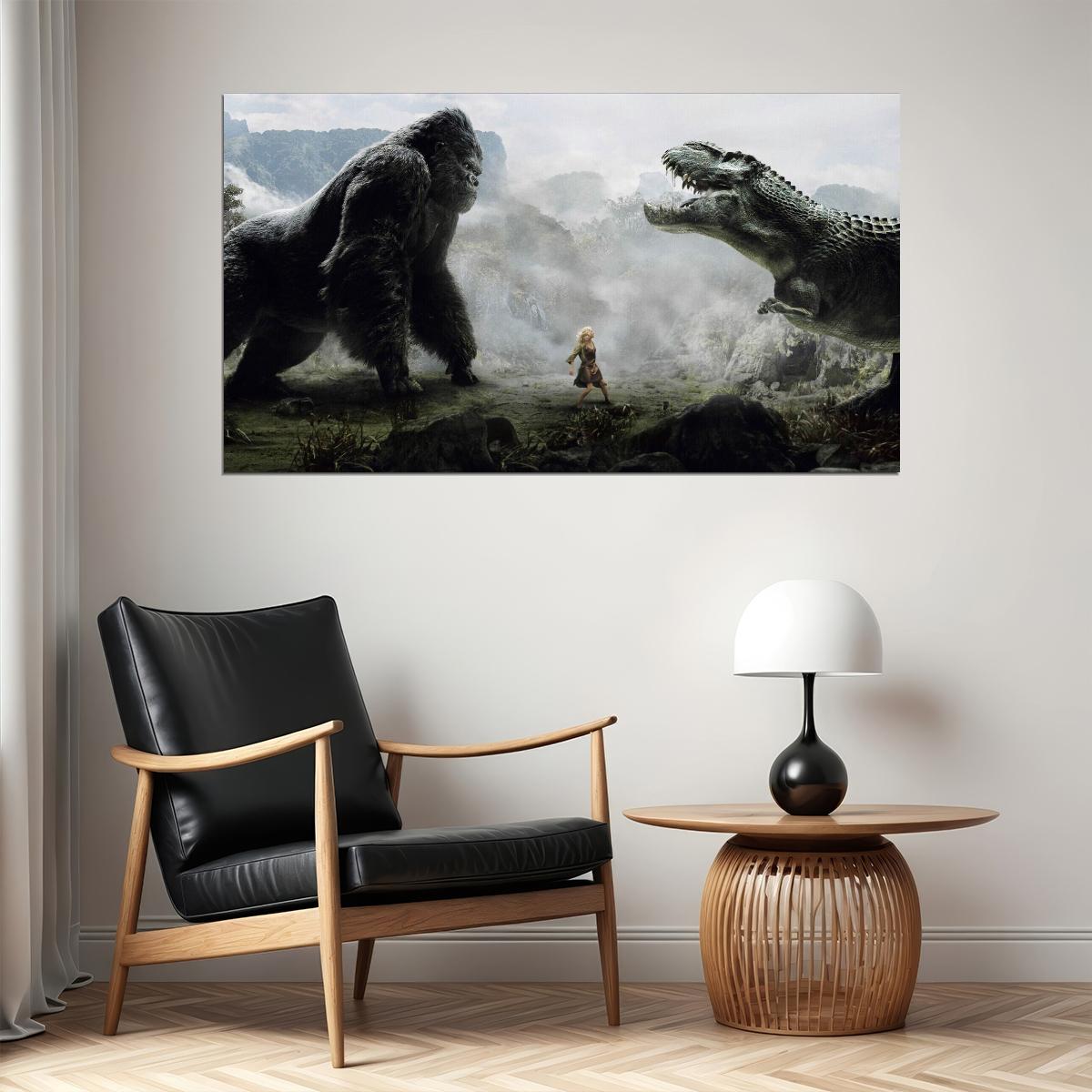 King Kong Movie Poster Classic Monster Film Wall Art