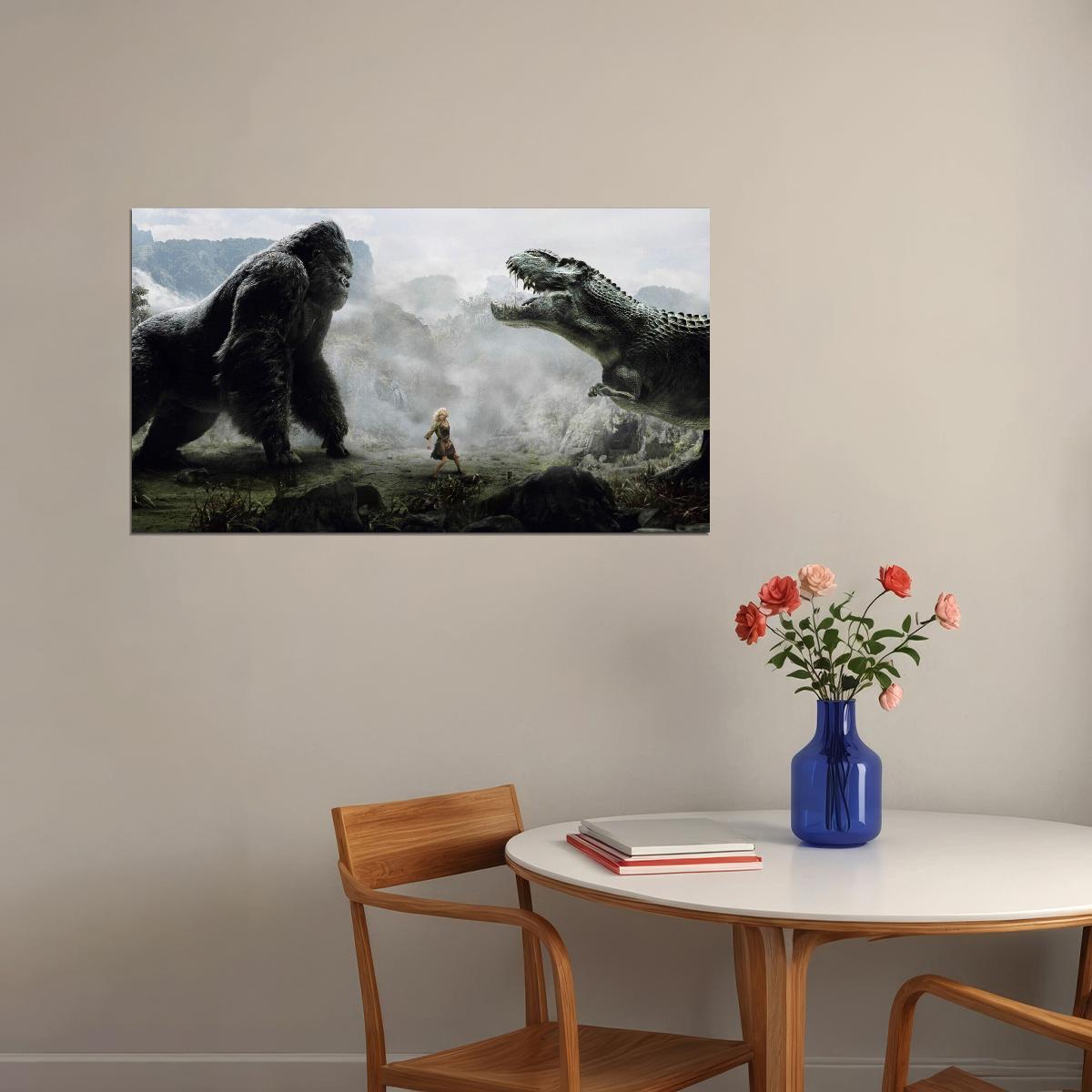 King Kong Movie Poster Classic Monster Film Wall Art