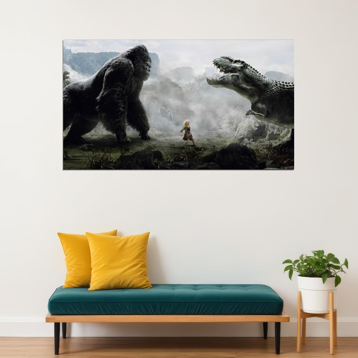 King Kong Movie Poster Classic Monster Film Wall Art