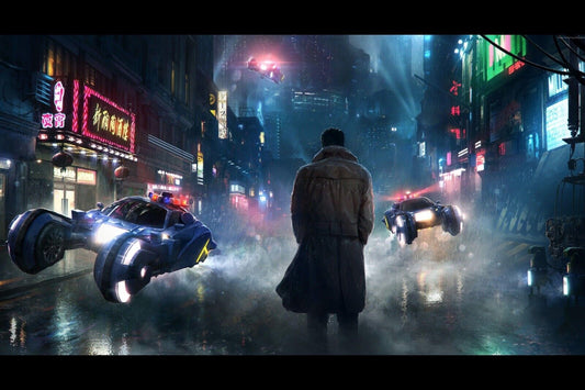 Blade Runner 2049 Movie Poster Sci-fi Film Wall Art Neo-noir Print