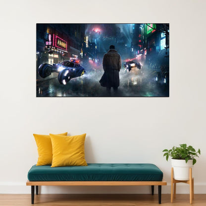 Blade Runner 2049 Movie Poster Sci-fi Film Wall Art Neo-noir Print