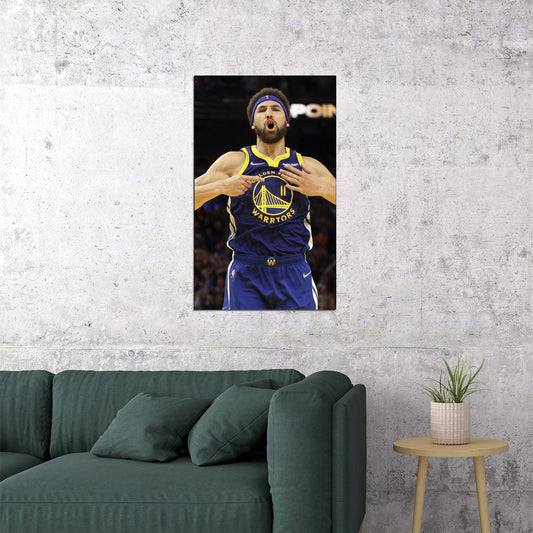 Klay Thompson Poster Nba Basketball Player Wall Art Motivational Sports Print - xonomax