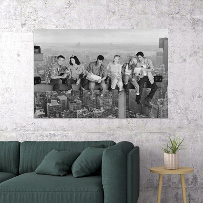 Friends Tv Series Poster Comedy Show Wall Art Classic 00s 90s Sitcom Print