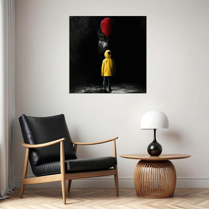 Pennywise It Movie Poster Horror Film Wall Art