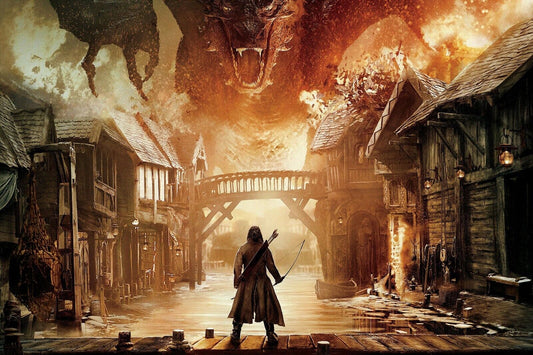 The Hobbit Movie Poster 2012 Iconic Fantasy Adventure Art Print