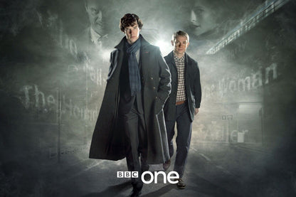 Sherlock Tv Show Movie Poster Detective Series Wall Print