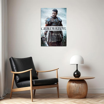 Gladiator Movie Poster Historical Drama Film Wall Art Epic Action Print