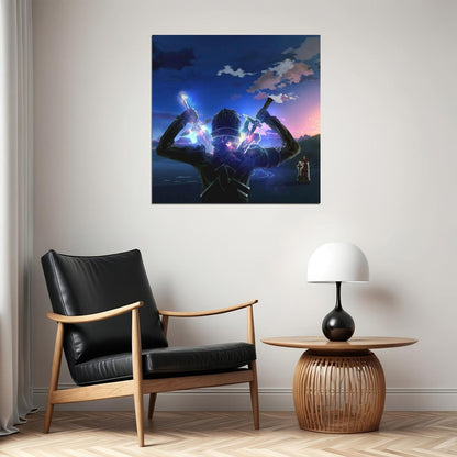 Sword Art Online Anime Poster Iconic Fantasy Adventure Wall Art