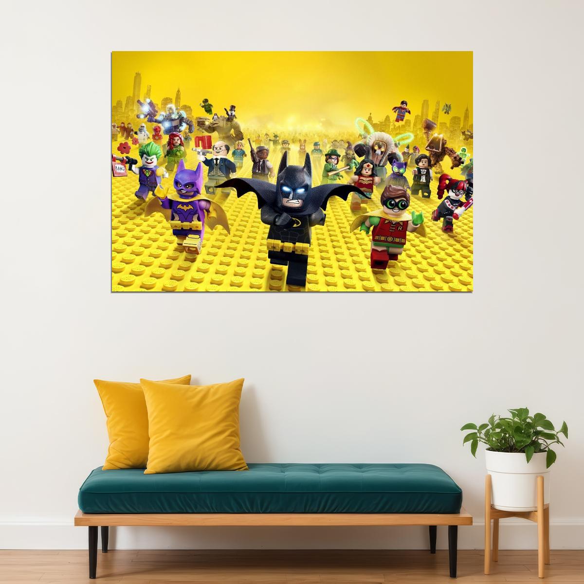 Lego Poster Toy Building Bricks Kids Wall Art