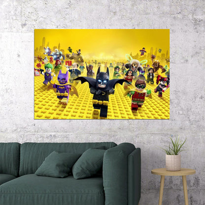 Lego Poster Toy Building Bricks Kids Wall Art