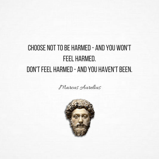 Marcus Aurelius Quote Stoicism Poster Inspirational Philosophy Wall Art