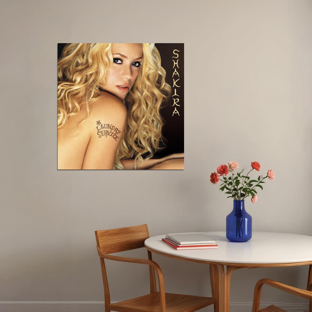 Shakira Album Cover Art Pop Music Poster 2000s 00s Print