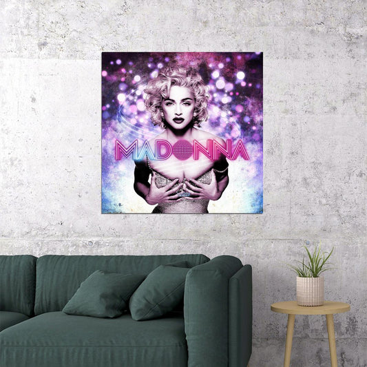 Madonna Music Poster Pop 90s 80s Icon Wall Print - xonomax