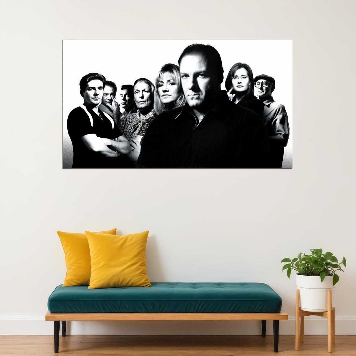 The Sopranos Tv Series Poster Iconic Mafia Drama Art Print