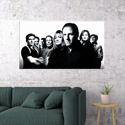 The Sopranos Tv Series Poster Iconic Mafia Drama Art Print