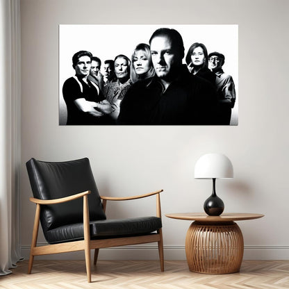 The Sopranos Tv Series Poster Iconic Mafia Drama Art Print