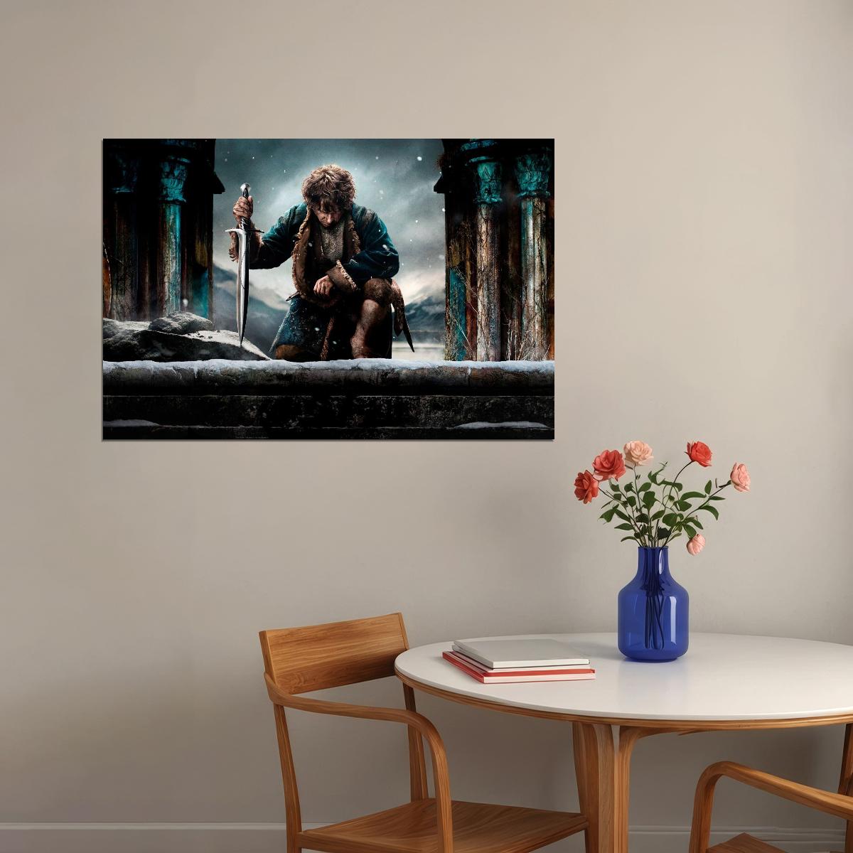 The Hobbit Movie Poster 2012 Iconic Fantasy Adventure Art Print