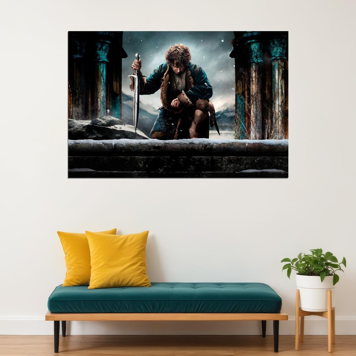 The Hobbit Movie Poster 2012 Iconic Fantasy Adventure Art Print