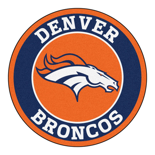 Denver Broncos Logo Poster Nfl Football Team Wall Art Sports Print - xonomax