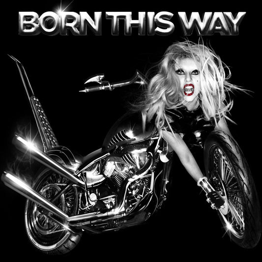 Lady Gaga Born This Way Album Cover Art Music Poster Pop Singer Wall Print - xonomax